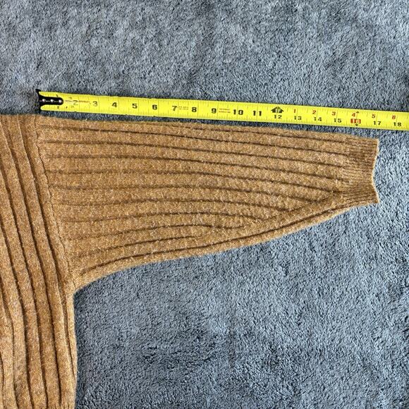 A New Day‎ Women's Crop Button Up Mustard Sweater Size M - Picture 8 of 8